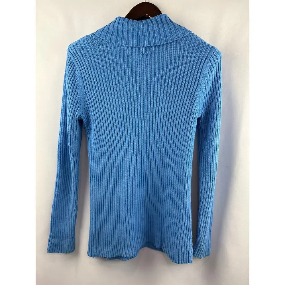 Women’s Studio Works Small Cornflower Blue Knit Sweater